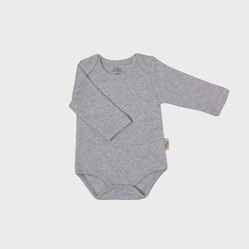 Organic Bodysuit + Pants (Gray)