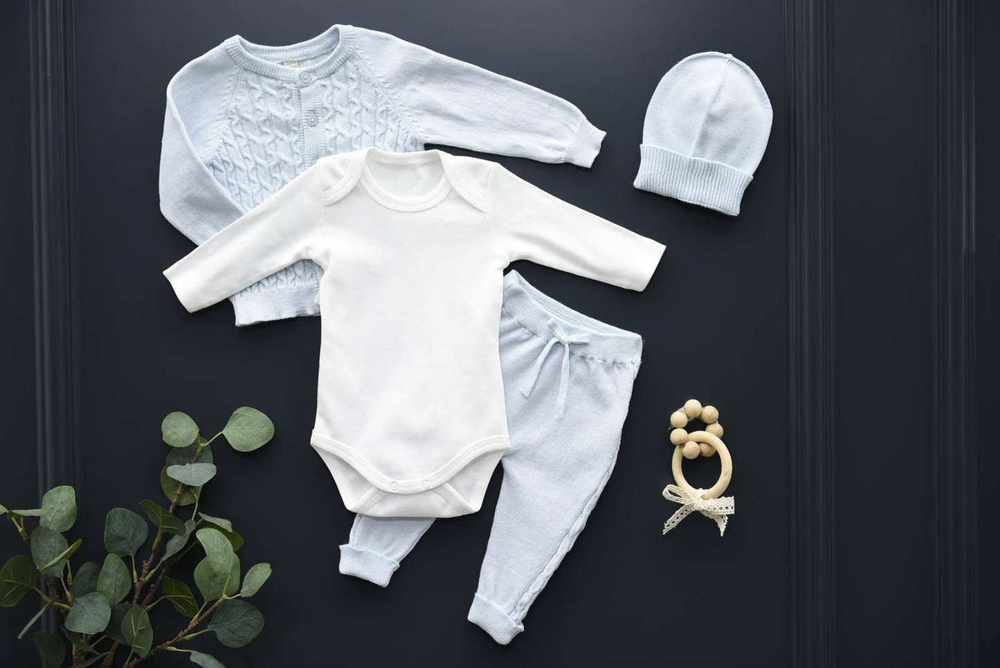 4-Piece Organic Cotton Baby Set – Style 6804