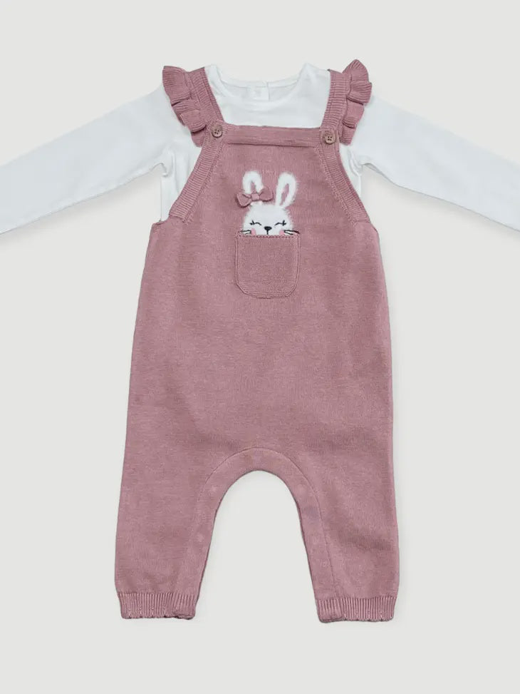 Bunny Peekaboo Ruffle Overall
