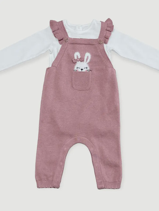 Bunny Peekaboo Ruffle Overall