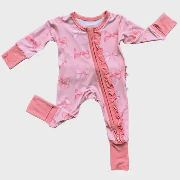 Carmen Bamboo Ruffle Convertible Footie