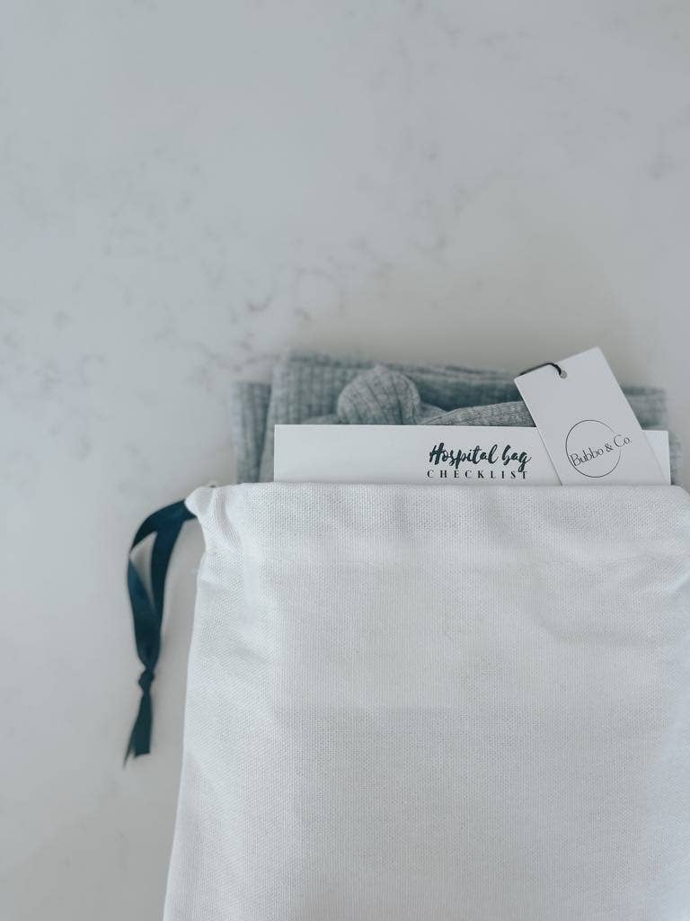 Organic newborn going home cotton set - natural