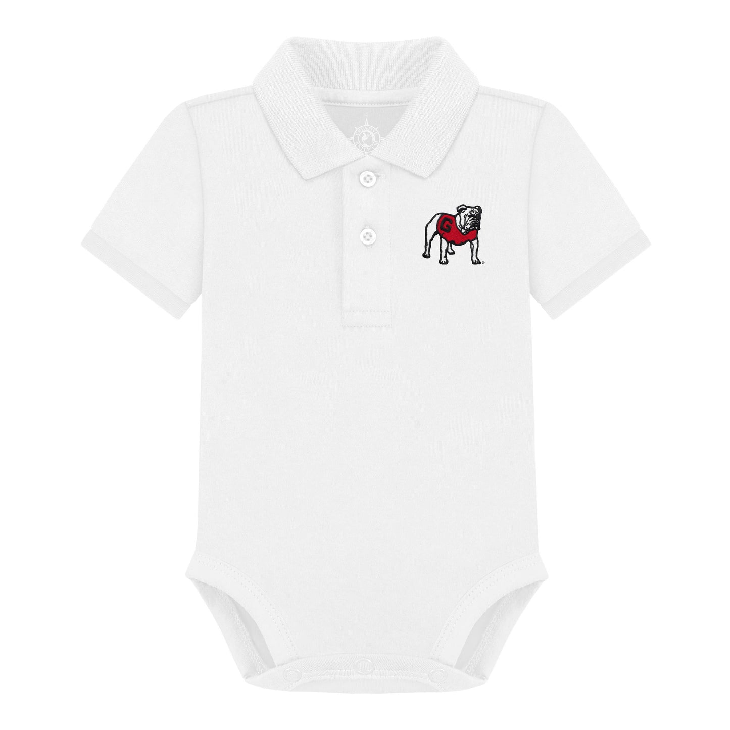 Georgia Bulldogs Infant Polo Bodysuit