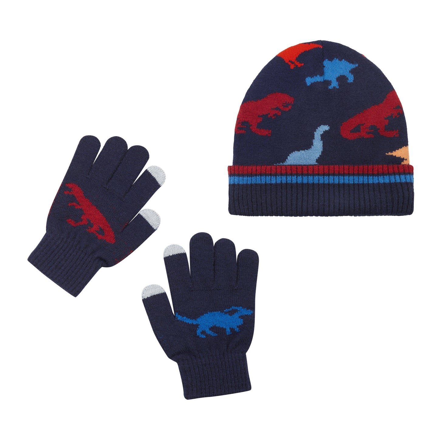 Boys Toddler Cold Weather Hat & Glove Set