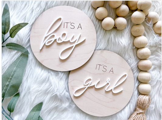 It's A Girl, It's A Boy Signs