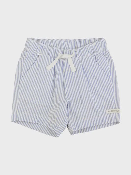 Periwinkle Blue Seersucker Pull-On Shorts