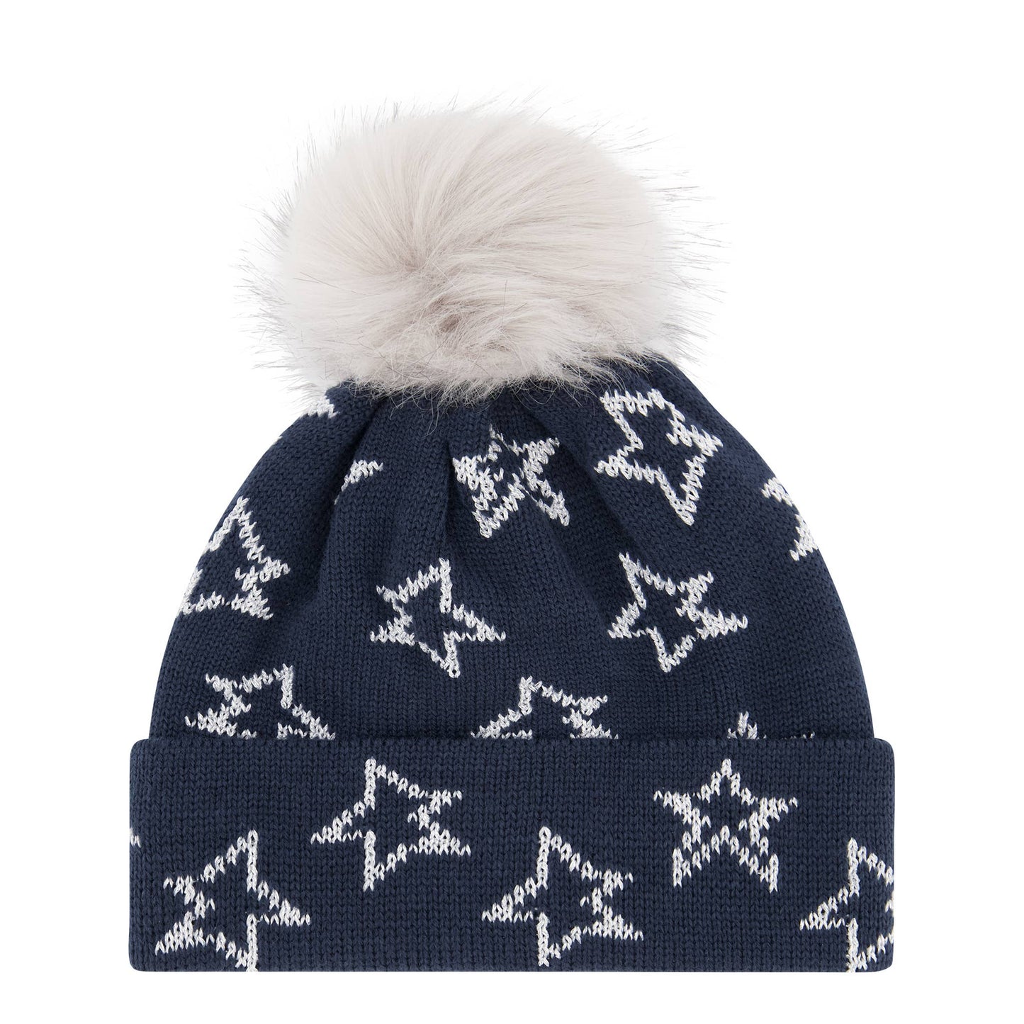 Boys Toddler Navy Star Hat & Glove Set