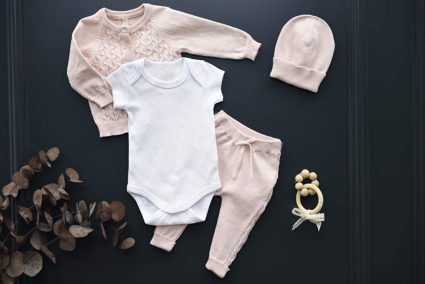 4-Piece Organic Cotton Baby Set – Style 6804