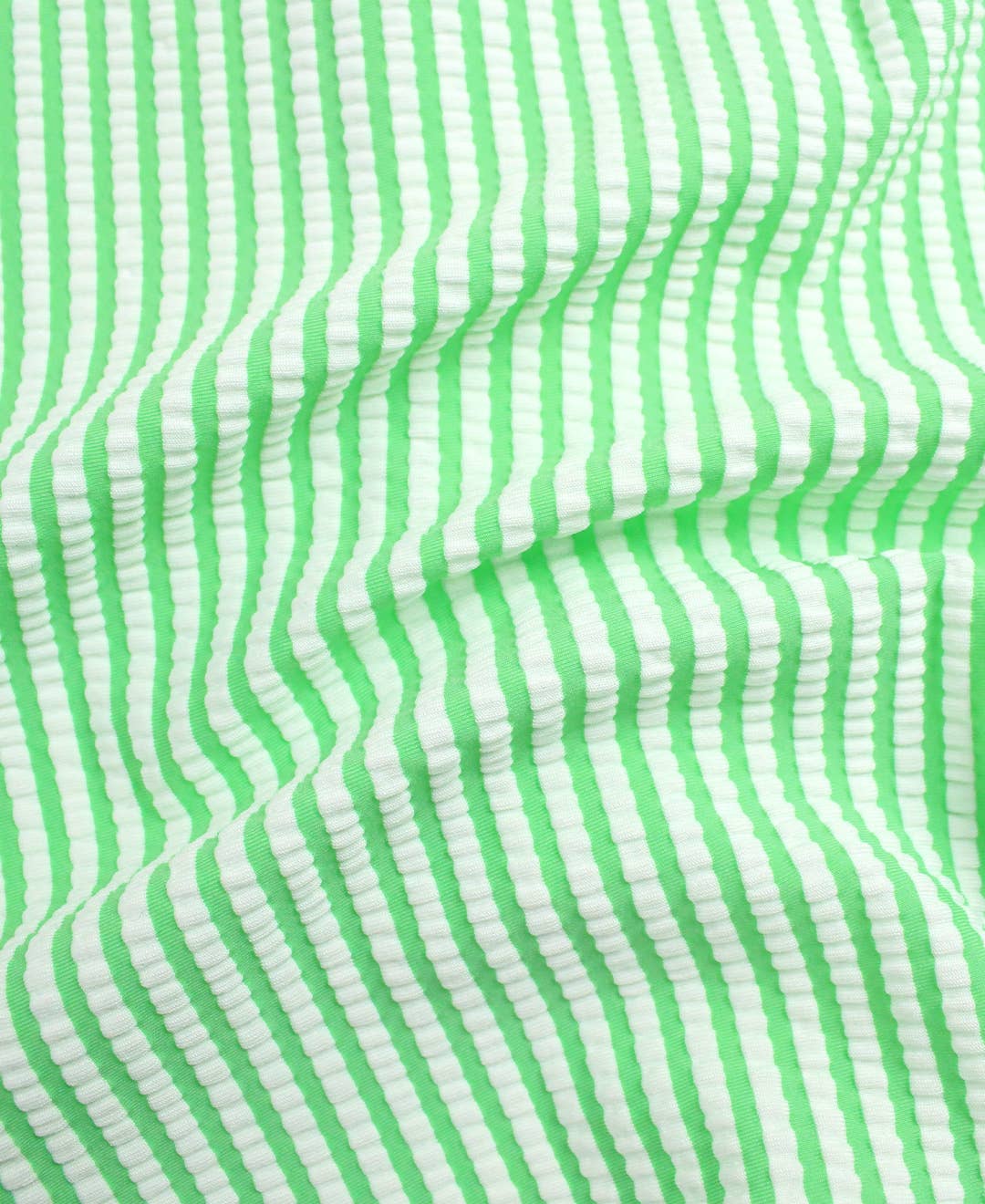 Baby Boys Spring Green Seersucker Short Sleeve One Piece Rash Guard