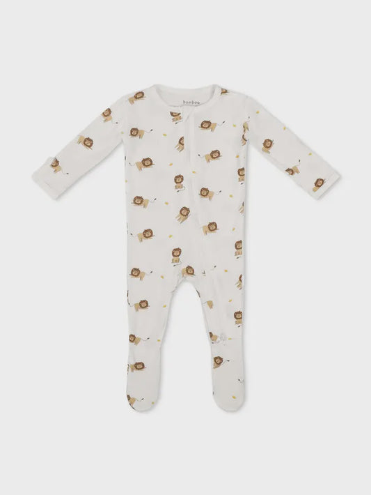 Lion Zippered Footie