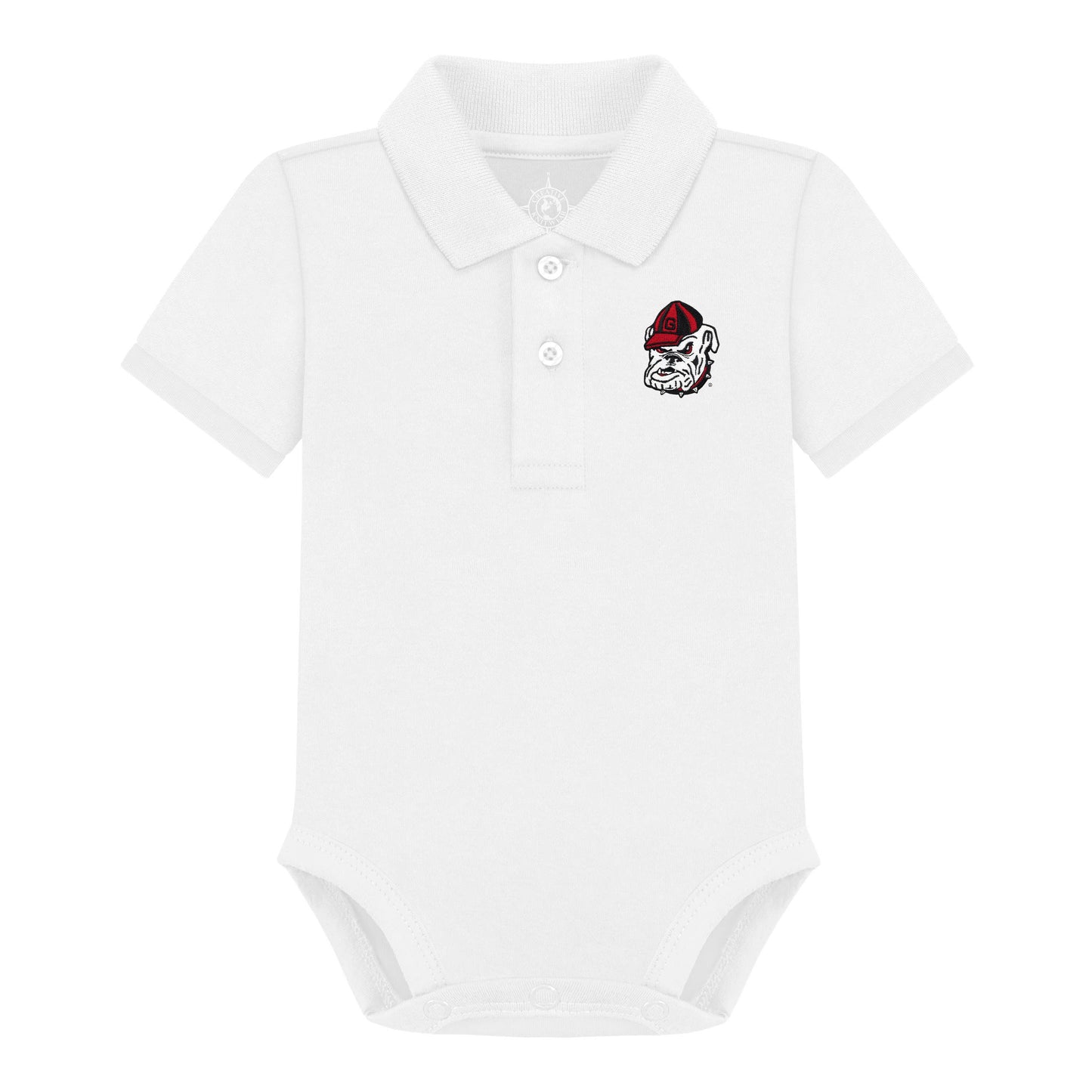 Georgia Bulldogs Infant Polo Bodysuit
