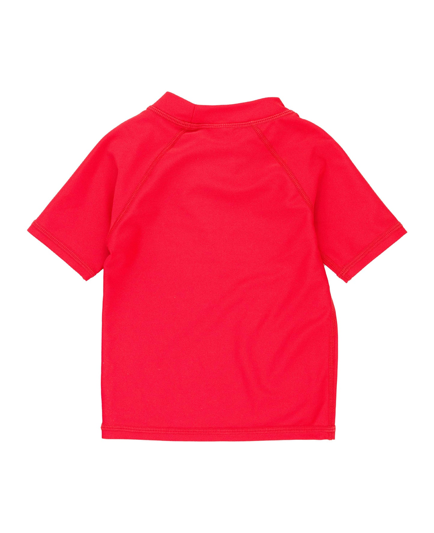 Boys Vintage Red Short Sleeve Rash Guard