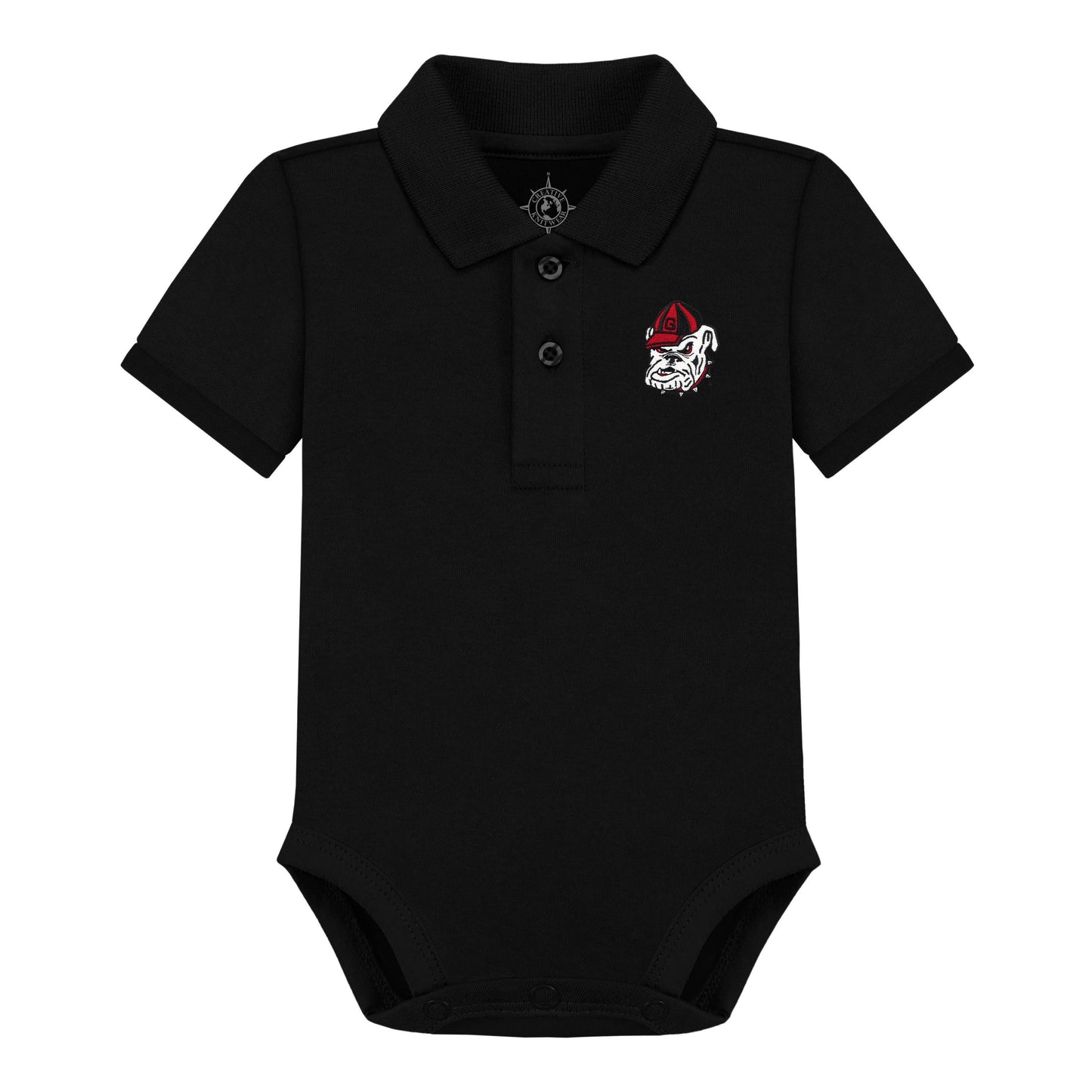 Georgia Bulldogs Infant Polo Bodysuit