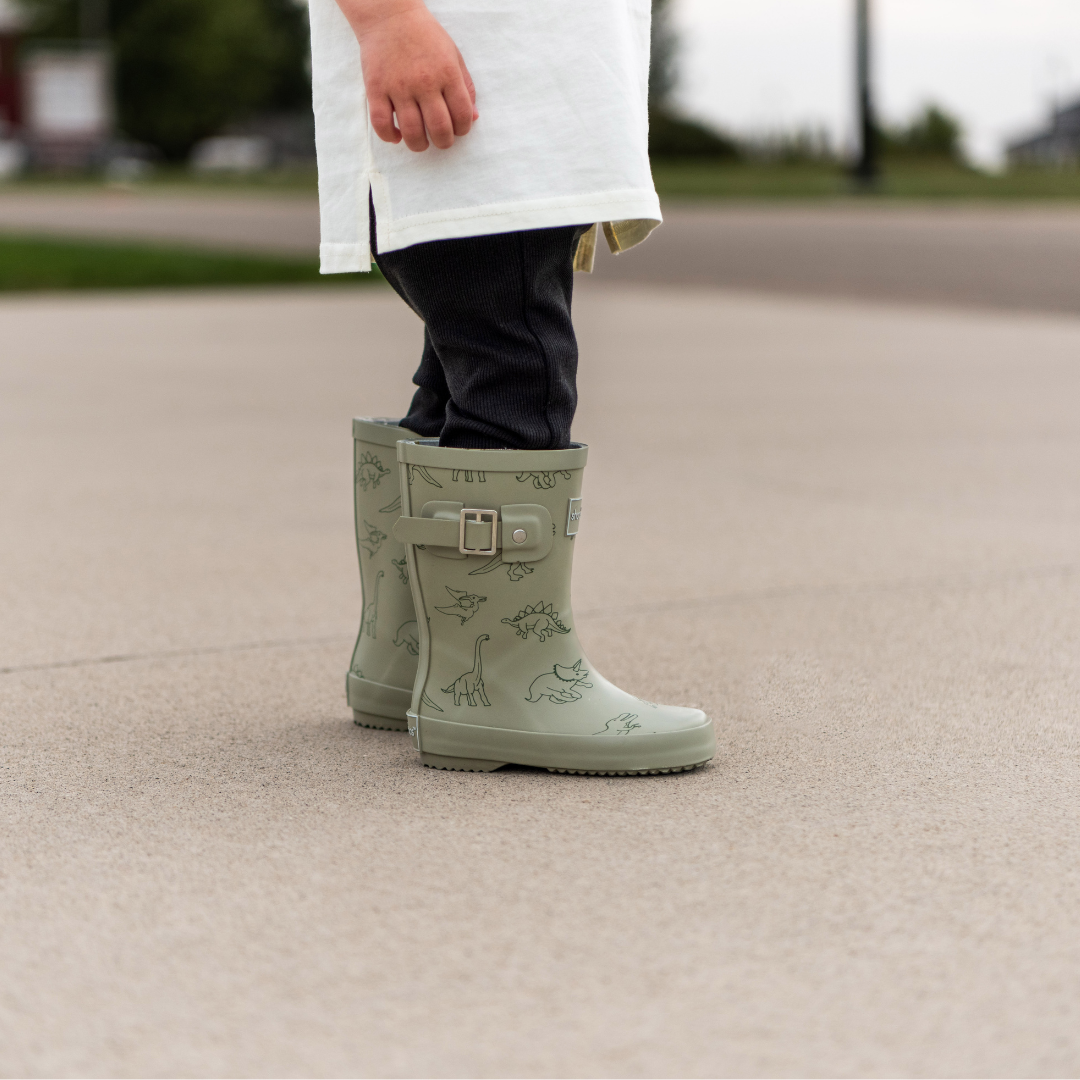 DINO ROAR - TODDLER KIDS SHOE WATERPROOF RAIN BOOT
