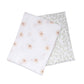 Lulujo Cotton Swaddles - Daisies & Greenery 2pk