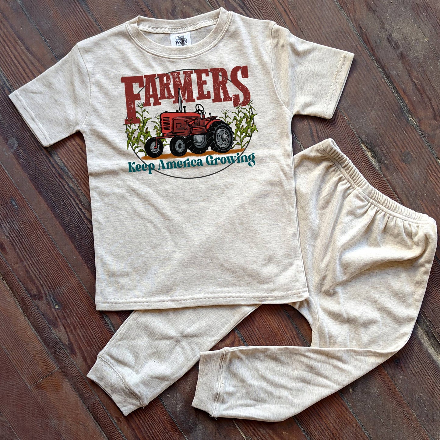 Growing Farmers Red Tractor Sleep & Play Set Toddlers