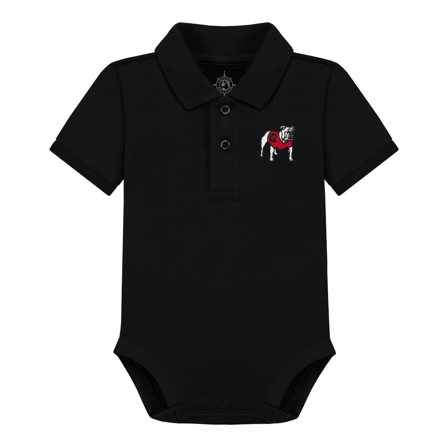 Georgia Bulldogs Infant Polo Bodysuit