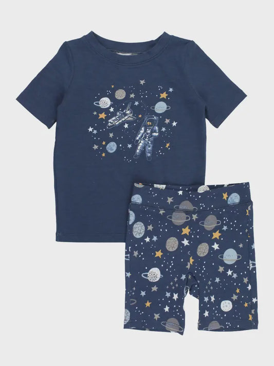 Out of This World Spacewalk Shorts Pajama Set