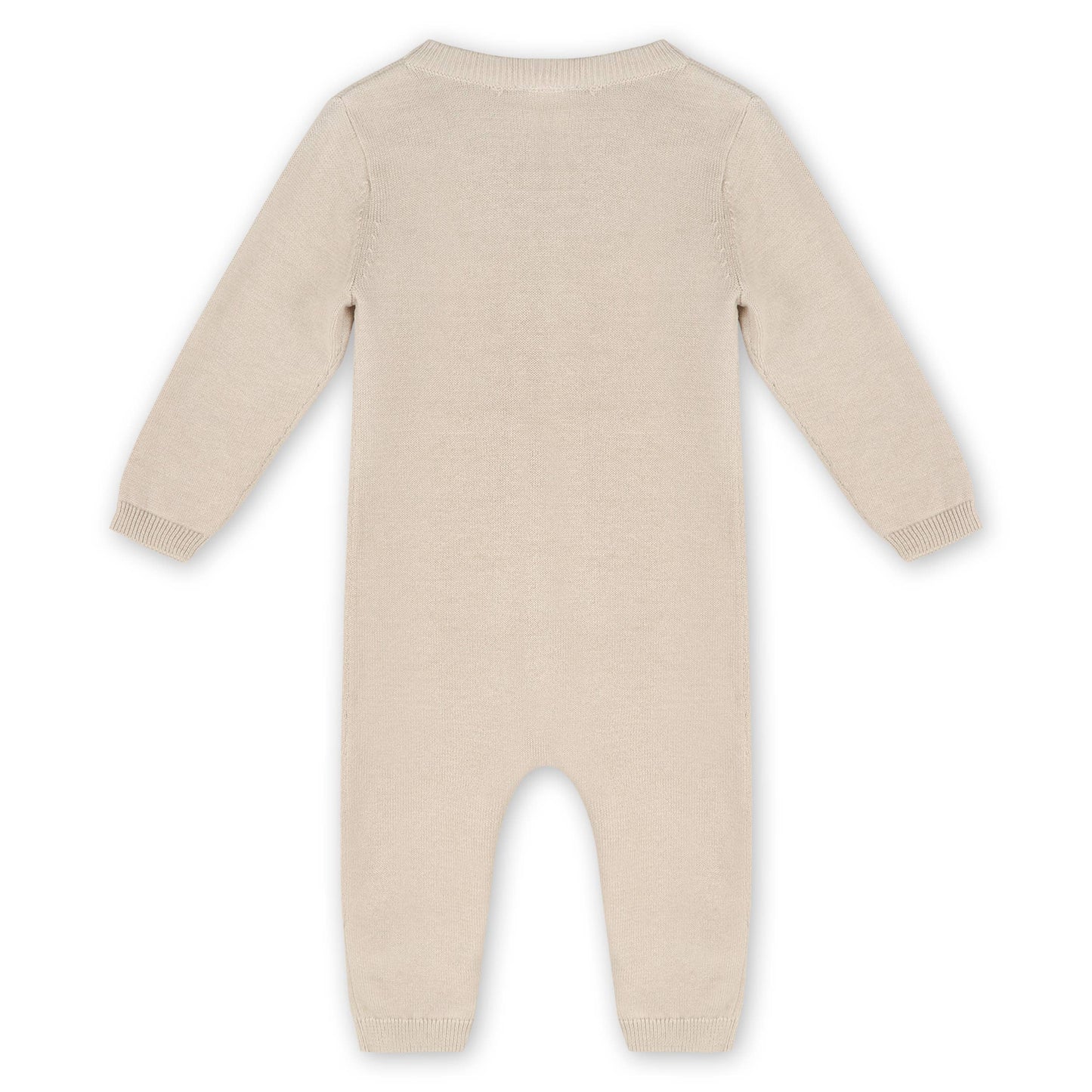 Balloon Bear Jacquard Baby Sweater Knit Jumpsuit (Organic)